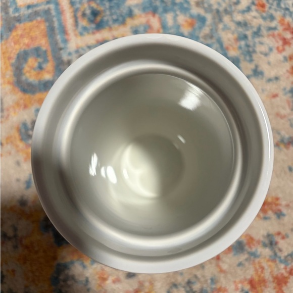 Starbucks white ceramic tumbler/mug travel cup with lid - Picture 4 of 7